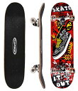 スタンダードスケートボード スケボー 海外モデル 直輸入 ChromeWheels 31 inch Skateboard Double Kick Skate B...