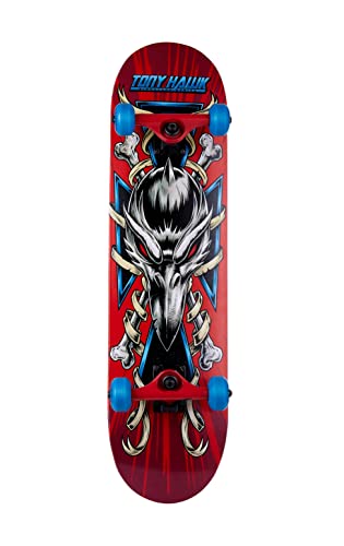 ɥȥܡ ܡ ǥ ľ͢ Tony Hawk 31 inch Skateboard, Tony Hawk Signature Series 4, 9-ply Maple Deck Skateboard for Cruising, Carving, Tricks and Downhill, Red Cross ɥȥܡ ܡ ǥ ľ͢