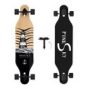 ロングスケートボード スケボー 海外モデル 直輸入 PINESKY 41 Inch Longboard Skateboard 9 Ply Natural Maple Complete Skateboard Cruiser for Cruising, Carving, Free-Style and Downhill with T-Tool Beaconロングスケートボード スケボー 海外モデル 直輸入