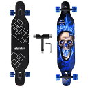 ロングスケートボード スケボー 海外モデル 直輸入 Slendor 42 Inch Longboard Skateboard Complete Cruiser Pintail, Drop Through Deck Skateboardfor Cruising, Carving, Downhillロングスケートボード スケボー 海外モデル 直輸入