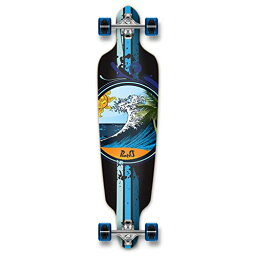 ロングスケートボード スケボー 海外モデル 直輸入 Yocaher Drop Through Complete Longboard Professional Speed Skateboard - Waveロングスケートボード スケボー 海外モデル 直輸入