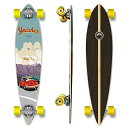ロングスケートボード スケボー 海外モデル 直輸入 Yocaher Graphic Complete Pintail Skateboards Longboard w/BlackWidow Premium 80A Grip Tape Aluminum Truck ABEC9 Bearing 70mm Skateboard Wheels (Complete - ロングスケートボード スケボー 海外モデル 直輸入