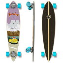 ロングスケートボード スケボー 海外モデル 直輸入 Yocaher Graphic Complete Pintail Skateboards Longboard...