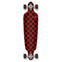ロングスケートボード スケボー 海外モデル 直輸入 Yocaher Checker (Red) Complete Drop Through Skateboard...