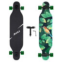 ロングスケートボード スケボー 海外モデル 直輸入 Junli 41 Inch Freeride Skateboard Longboard - Complete Skateboard Cruiser for Cruising, Carving, Free-Style and Downhill Forest Greenロングスケートボード スケボー 海外モデル 直輸入