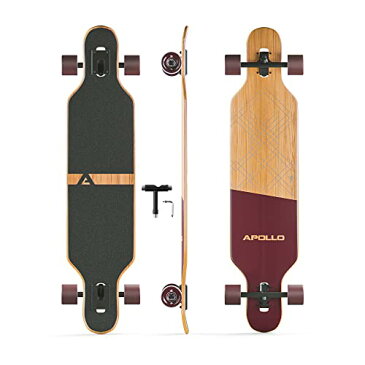ロングスケートボード スケボー 海外モデル 直輸入 【送料無料】APOLLO Longboard Skateboards - Premium Long Boards for Adults, Teens and Kids. Cruiser Long Board Skateboard. Drop Through Longboards Maロングスケートボード スケボー 海外モデル 直輸入