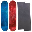 fbL XP{[ XP[g{[h COf A Cal 7 Blank Maple Skateboard Decks with Grip Tape| Two Pack (Blue, Red, 8.25 inch)fbL XP{[ XP[g{[h COf A