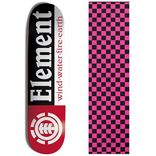 デッキ スケボー スケートボード 海外モデル 直輸入 【送料無料】Element Skateboards Section Deck Skateboard 7.75 Checker Pink Gripデッキ スケボー スケートボード 海外モデル 直輸入