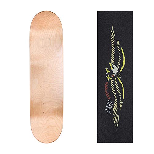 ǥå ܡ ȥܡ ǥ ľ͢ Cal 7 Natural Skateboard Deck with Graphic Grip Tape | 7.75, 8, 8.25, and 8.5 Inch | Maple Board for Skating (7.75 inch, Bird)ǥå ܡ ȥܡ ǥ ľ͢