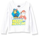 パウパトロール 子供服 長袖Tシャツ 2T 日本サイズ95相当 マーシャル チェイス 複数キャラクター ホワイト キッズ ファッション 男の子 女の子
