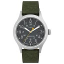 腕時計 タイメックス メンズ Timex Men 039 s Expedition Scout 40mm Quartz Leather Strap, Green, 20 Casual Watch (Model: TW4B229009J)腕時計 タイメックス メンズ