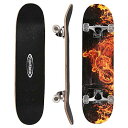 スタンダードスケートボード スケボー 海外モデル 直輸入 ChromeWheels 31 inch Skateboard Double Kick Skate B...