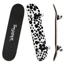 スタンダードスケートボード スケボー 海外モデル 直輸入 WhiteFang Skateboards for Beginners, Complete Skate...