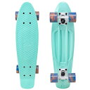 スタンダードスケートボード スケボー 海外モデル 直輸入 Cal 7 22.5-Inch Mini Cruiser Skateboard Swirl Wheels (Arcadia)スタンダードスケートボード スケボー 海外モデル 直輸入