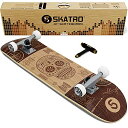 スタンダードスケートボード スケボー 海外モデル 直輸入 SKATRO - Pro Skateboard 31