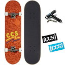 X^_[hXP[g{[h XP{[ COf A [CCS] Wavy Times Skateboard Complete Orange 8.50