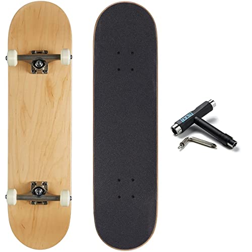 ɥȥܡ ܡ ǥ ľ͢ [CCS] Logo Skateboard Complete Natural Wood 8.50