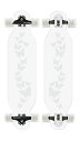スタンダードスケートボード スケボー 海外モデル 直輸入 Shark Wheel Clear Longboards, Butterfly Longboard w...