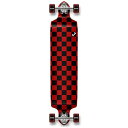 ロングスケートボード スケボー 海外モデル 直輸入 Yocaher Checker Graphic Professional Speed Drop Down S...
