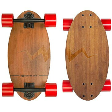 ロングスケートボード スケボー 海外モデル 直輸入 【送料無料】Eggboards Mini Longboard The Original - Bamboo Wood Cruiser Skateboard for Adults and Kids. Easy to Carry, Smooth to Rideロングスケートボード スケボー 海外モデル 直輸入