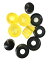 ブッシュ スケボー スケートボード 海外モデル 直輸入 DreamFire 92a Skateboard Bushings for Skateboard Truck Longboard Pennyboard Cruiser Yellow Clearブッシュ スケボー スケートボード 海外モデル 直輸入