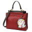 chala バッグ パッチ カバン かわいい CHALA Charming Satchel with Adjustable Strap - Unicorn - Burgundychala バッグ パッチ カバン かわいい