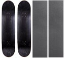 デッキ スケボー スケートボード 海外モデル 直輸入 Cal 7 Pack of 2 Blank Maple Skateboard Decks with Gri...