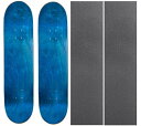 デッキ スケボー スケートボード 海外モデル 直輸入 Cal 7 Pack of 2 Blank Maple Skateboard Decks with Gri...