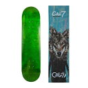 デッキ スケボー スケートボード 海外モデル 直輸入 Cal 7 Green Skateboard Deck with Graphic Grip Tape | ...