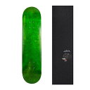 デッキ スケボー スケートボード 海外モデル 直輸入 Cal 7 Green Skateboard Deck with Graphic Grip Tape | ...