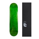 デッキ スケボー スケートボード 海外モデル 直輸入 Cal 7 Green Skateboard Deck with Graphic Grip Tape | ...
