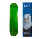 デッキ スケボー スケートボード 海外モデル 直輸入 Cal 7 Green Skateboard Deck with Graphic Grip Tape | ...