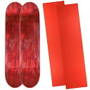 デッキ スケボー スケートボード 海外モデル 直輸入 Cal 7 Blank Maple Skateboard Deck with Color Grip Tap...