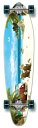 ロングスケートボード スケボー 海外モデル 直輸入 Yocaher Longboard Skateboard complete Kicktail Cruiser...