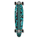 ロングスケートボード スケボー 海外モデル 直輸入 Yocaher Graphic Series Complete Kicktail Skateboards L...