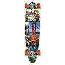 ロングスケートボード スケボー 海外モデル 直輸入 Yocaher Graphic Series Complete Kicktail Skateboards L...