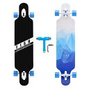 ロングスケートボード スケボー 海外モデル 直輸入 FISH SKATEBOARDS 41-Inch Downhill Longboard Skateboard Through Deck 8 Ply Canadian Maple, Complete Cruiser, Free-Styleロングスケートボード スケボー 海外モデル 直輸入