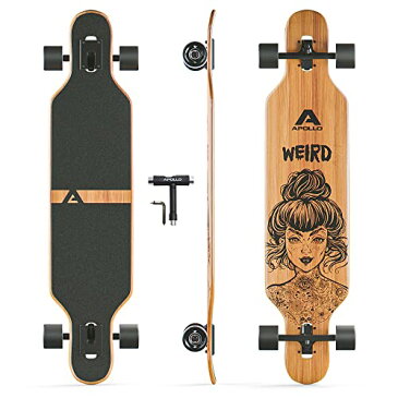 ロングスケートボード スケボー 海外モデル 直輸入 【送料無料】APOLLO Longboard Skateboards - Premium Long Boards for Adults, Teens and Kids. Cruiser Long Board Skateboard. Drop Through Longboards maロングスケートボード スケボー 海外モデル 直輸入