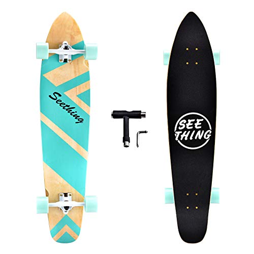 ロングスケートボード スケボー 海外モデル 直輸入 42 Inch Longboard Skateboard Complete Cruiser,The Original Artisan Maple Skateboard Cruiser for Cruising, Carving, Free-Style and Downhill（Green）ロングスケートボード スケボー 海外モデル 直輸入