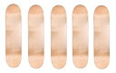 デッキ スケボー スケートボード 海外モデル 直輸入 Cal 7 Blank Maple Skateboard Decks (Bundle of 5) (8 I...