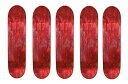 デッキ スケボー スケートボード 海外モデル 直輸入 Cal 7 Blank Maple Skateboard Decks (Bundle of 5) (8 I...