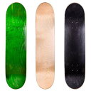 デッキ スケボー スケートボード 海外モデル 直輸入 Cal 7 Blank Maple Skateboard Decks (Green, Natural, B...