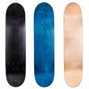 デッキ スケボー スケートボード 海外モデル 直輸入 Cal 7 Blank Maple Skateboard Decks (Black, Blue, Natu...