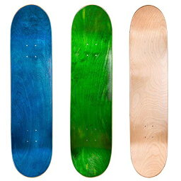 デッキ スケボー スケートボード 海外モデル 直輸入 Cal 7 Blank Maple Skateboard Decks (Blue, Green, Natural, 8 inch)デッキ スケボー スケートボード 海外モデル 直輸入