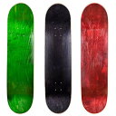 デッキ スケボー スケートボード 海外モデル 直輸入 Cal 7 Blank Maple Skateboard Decks (Green, Black, Red...