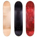 デッキ スケボー スケートボード 海外モデル 直輸入 Cal 7 Blank Maple Skateboard Decks (Natural, Black, R...