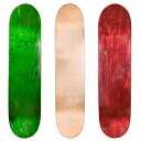 デッキ スケボー スケートボード 海外モデル 直輸入 Cal 7 Blank Maple Skateboard Decks (Green, Natural, R...