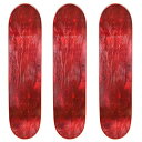 デッキ スケボー スケートボード 海外モデル 直輸入 Cal 7 Blank Maple Skateboard Decks (Red, 8 inch)デッキ ス...
