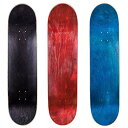 デッキ スケボー スケートボード 海外モデル 直輸入 Cal 7 Blank Maple Skateboard Decks (Black, Red, Blue,...