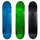 デッキ スケボー スケートボード 海外モデル 直輸入 Cal 7 Blank Maple Skateboard Decks (Blue, Green, Blac...